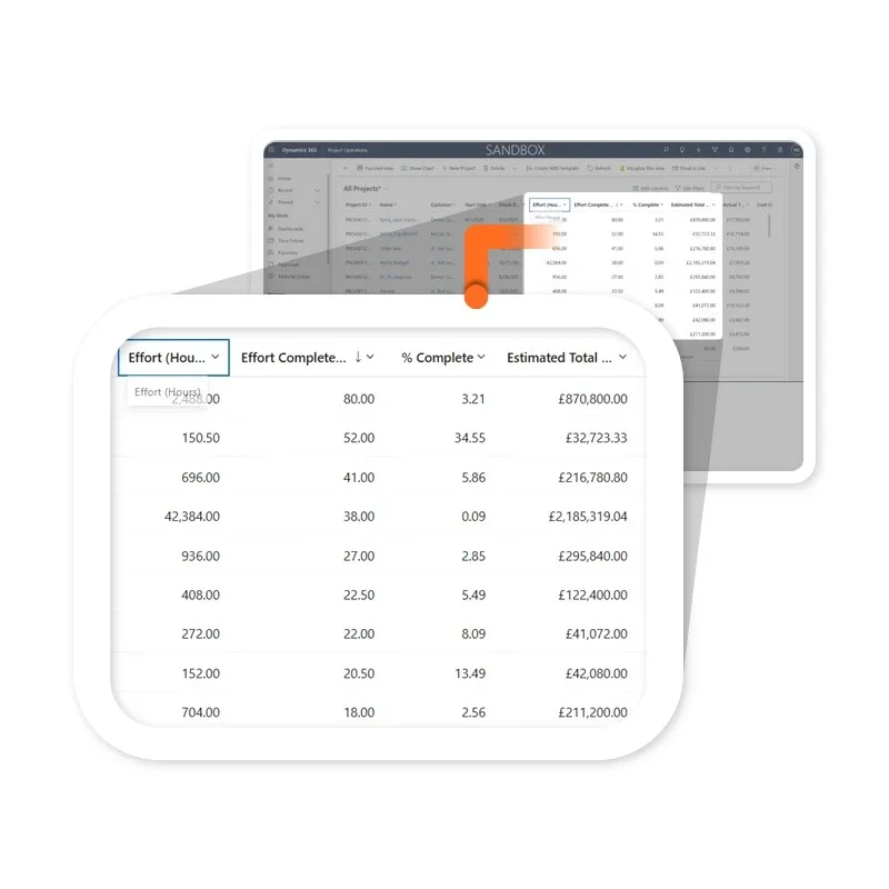 project operations ERP